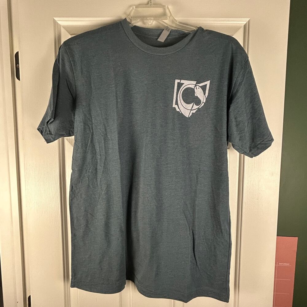 CMNH Trout Club 40 Years Graphic T-Shirt Mens Size Large Cleveland, Fishing